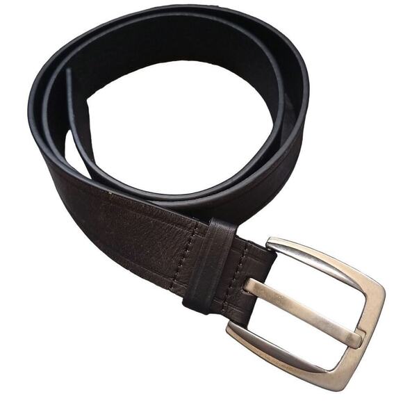 JEFFREY Campbell Italian Leather Distressed Belt Espresso 40 - Picture 2 of 6